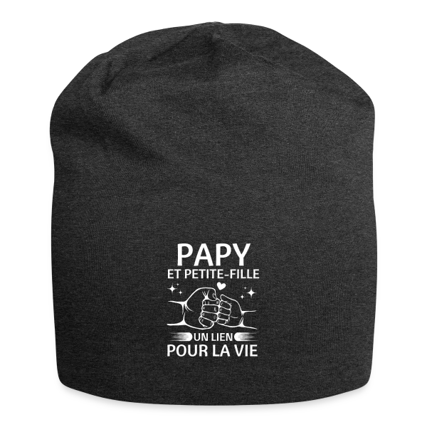 Papy et Petite-Fille - Un Lien pour la Vie sur Bonnet en jersey