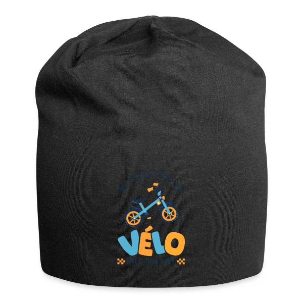 "Né pour le Vélo avec Papy" sur Bonnet en jersey