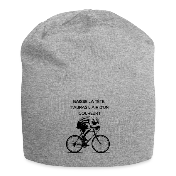 Cyclisme Humour - Design Minimaliste Vélo sur Bonnet en jersey