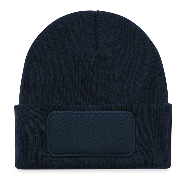 Maquette de Bonnet enfant en polyester recyclé avec patch à personnaliser