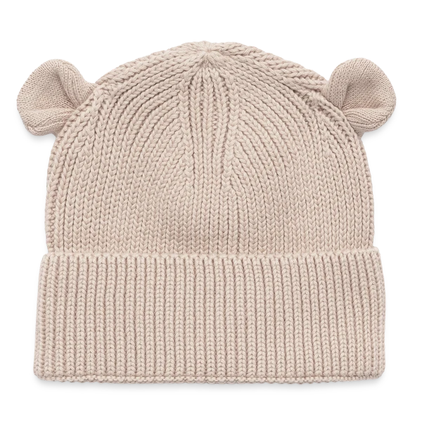 Maquette de Bonnet ourson bio à broder pour bébé à personnaliser
