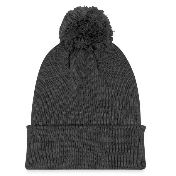 Maquette de Bonnet tricoté à pompon à personnaliser