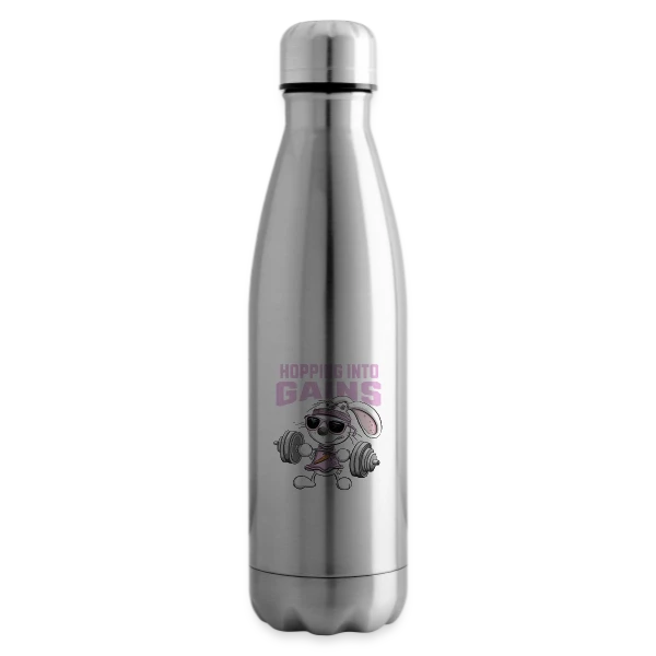 Lapin Musculation - Puissance Carottes sur Bouteille isotherme
