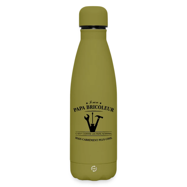 Papa Bricoleur: Le Roi du Bricolage sur Bouteille isotherme SOFT TOUCH 500 ml