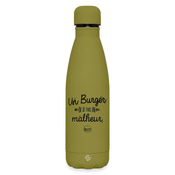 L'Empereur du Burger sur Bouteille isotherme SOFT TOUCH 500 ml