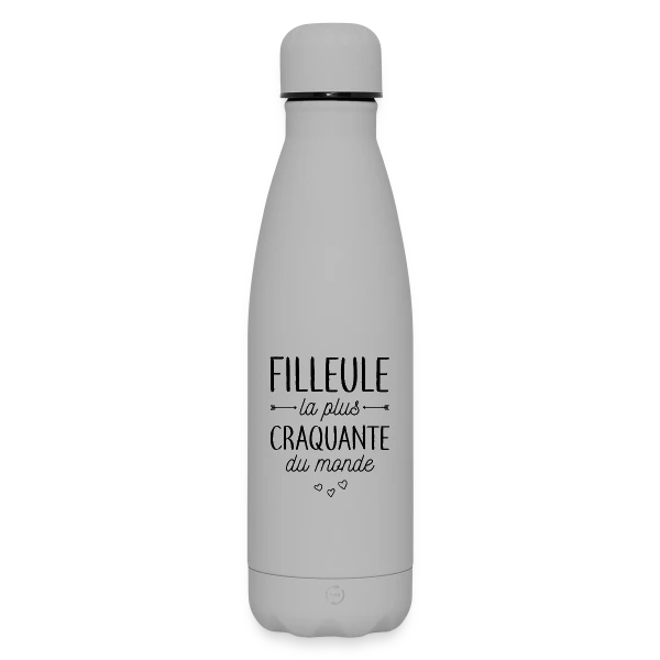 Ma Filleule la Plus Craquante sur Bouteille isotherme SOFT TOUCH 500 ml