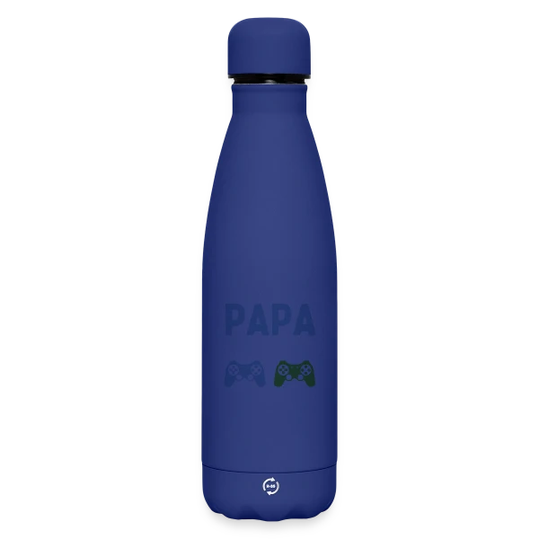Futur Papa Gamer - Annonce Grossesse Humour sur Bouteille isotherme SOFT TOUCH 500 ml