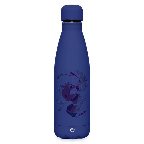 Fille Anime Esthétique Lo-Fi J-Pop sur Bouteille isotherme SOFT TOUCH 500 ml