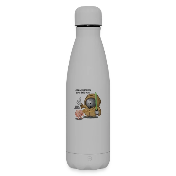 Maquette de Bouteille isotherme Soft Touch - Que la pétanque soit avec toi ! à personnaliser