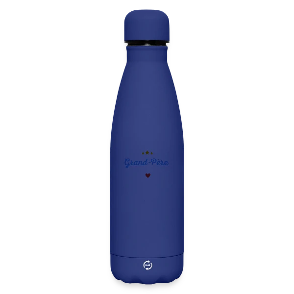 Grand-Père d'Amour : Personnalisé avec Noms des Petits-Enfants sur Bouteille isotherme SOFT TOUCH 500 ml