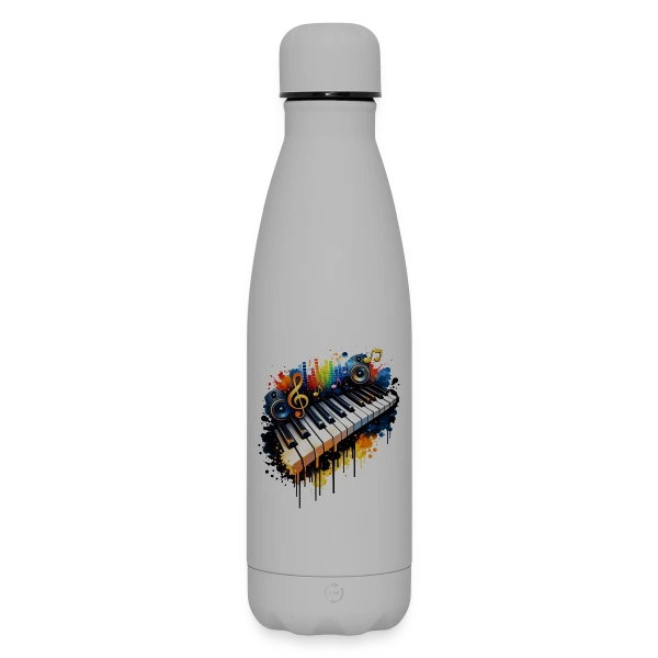 Piano Graffiti Urbain sur Bouteille isotherme SOFT TOUCH 500 ml