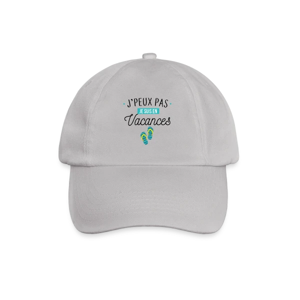 J'peux Pas, Je Suis En Vacances ! sur Casquette classique