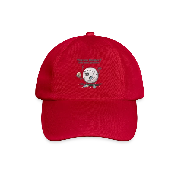 Pétanque : Tirer ou pointer ? sur Casquette classique