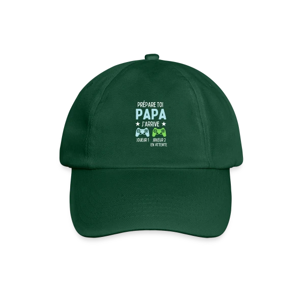 Futur Papa Gamer - Annonce Grossesse Humour sur Casquette classique