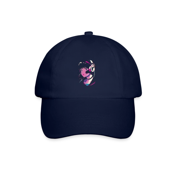 Fille Anime Esthétique Lo-Fi J-Pop sur Casquette classique