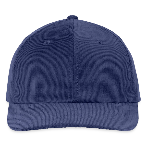 Maquette de Casquette en velours côtelé personnalisable en broderie à personnaliser