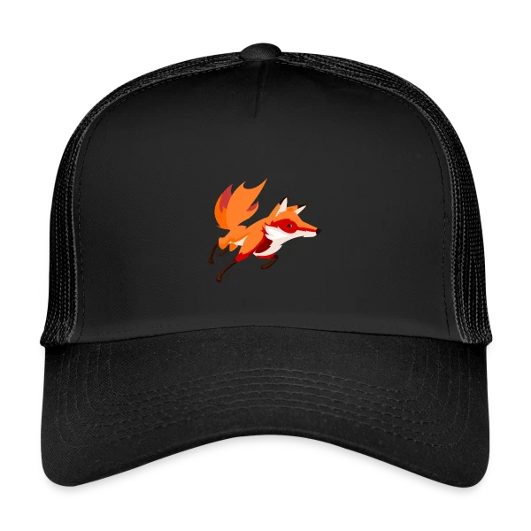 Renard Vif et Stylisé sur Casquette trucker enfant