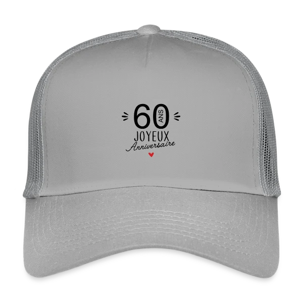 Joyeux Anniversaire 60 Ans – Édition Spéciale sur Casquette trucker enfant
