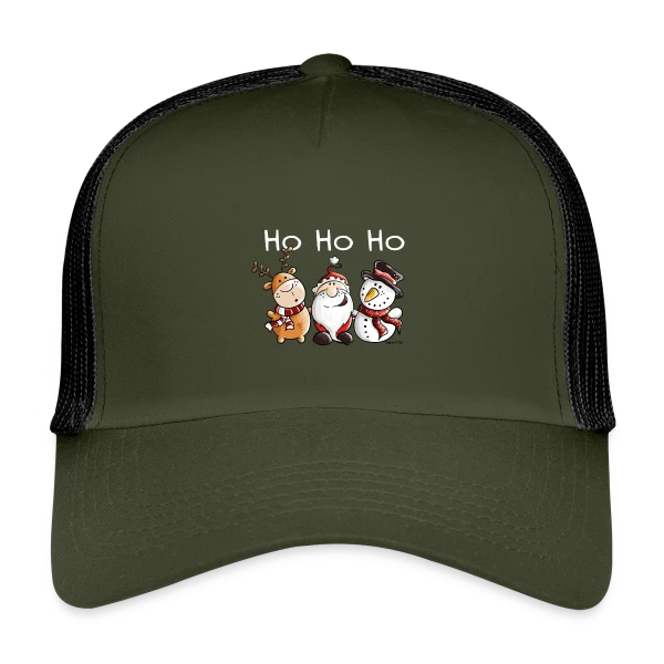 Ho Ho Ho Père Noël et ses Amis - Fête de Noël sur Casquette trucker enfant