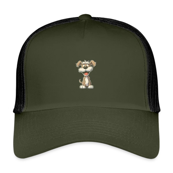 Schnauzer Joyeux sur Casquette trucker enfant