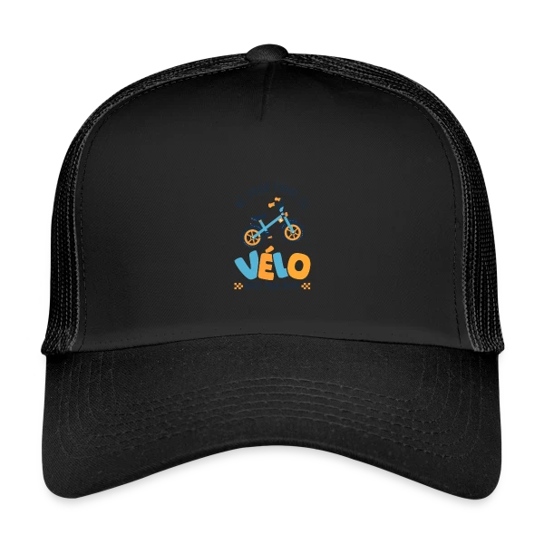 "Né pour le Vélo avec Papy" sur Casquette trucker enfant