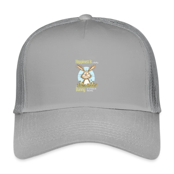 Lapin Printanier et Pâques sur Casquette trucker enfant