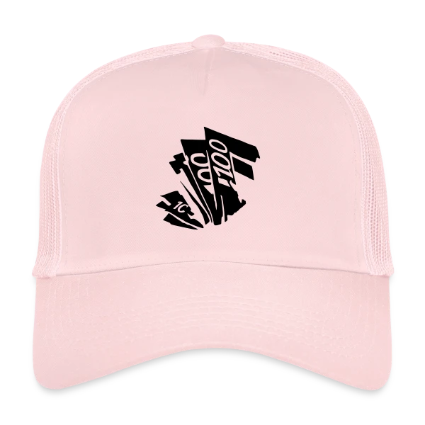 Liasse de Billets Poker sur Casquette trucker