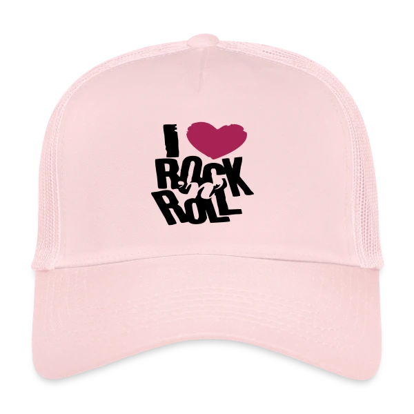 J'aime le Rock'n'Roll sur Casquette trucker
