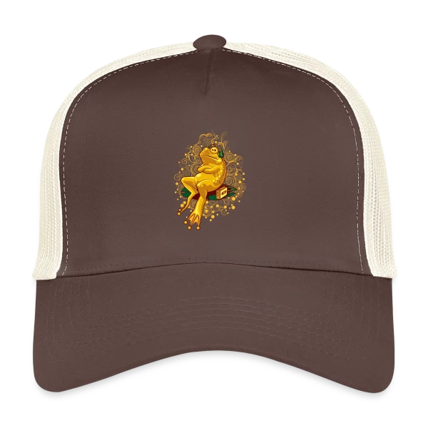 Grenouille Relax : Mode Cassette sur Casquette trucker