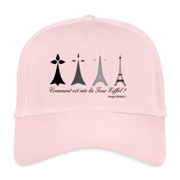 Évolution Tour Eiffel Bretonne sur Casquette trucker