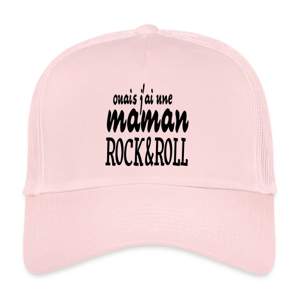 Maman Rock'n'Roll sur Casquette trucker