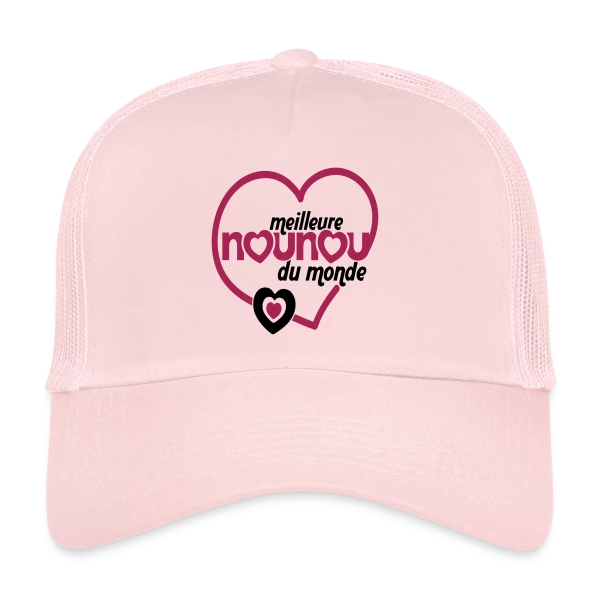 Meilleure Nounou du Monde sur Casquette trucker