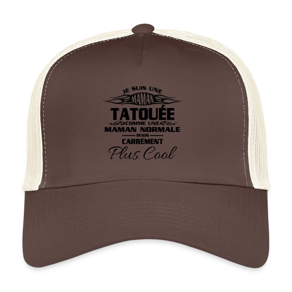 Maman Tatouée Tendance sur Casquette trucker