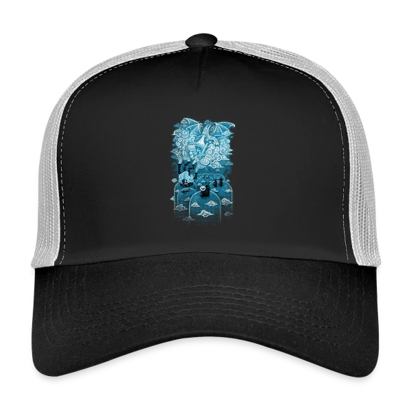 Épopée Nuageuse du Dragon sur Casquette trucker