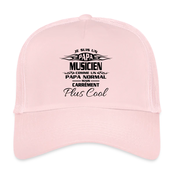 Passion Musique et Artiste sur Casquette trucker