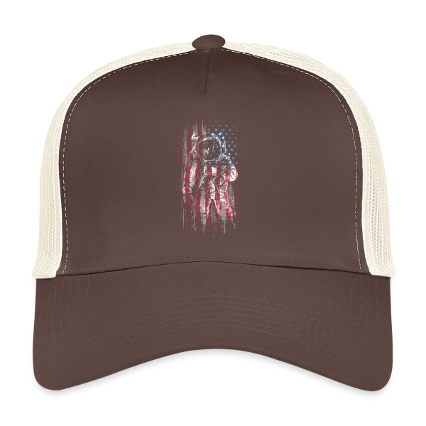 Drapeau Spatial sur Casquette trucker