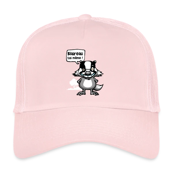 Le Blaireau Rigolo sur Casquette trucker