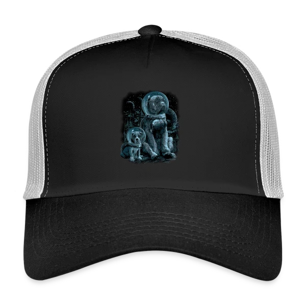 Nostalgie Cosmique : Explorateur des Étoiles sur Casquette trucker