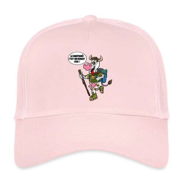 Vache Randonneuse sur Casquette trucker