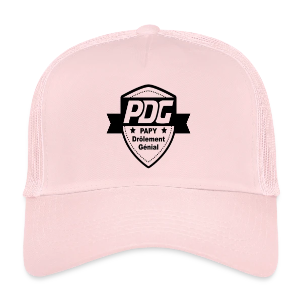 Papy PDG : Le Boss de la Famille sur Casquette trucker