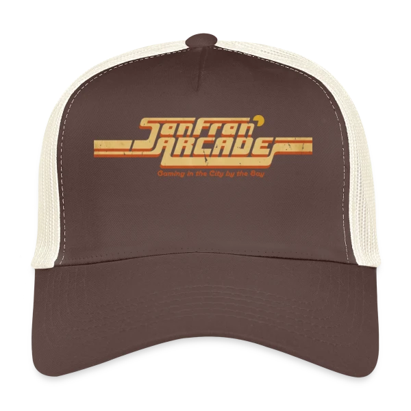 Arcade Rétro de San Francisco sur Casquette trucker