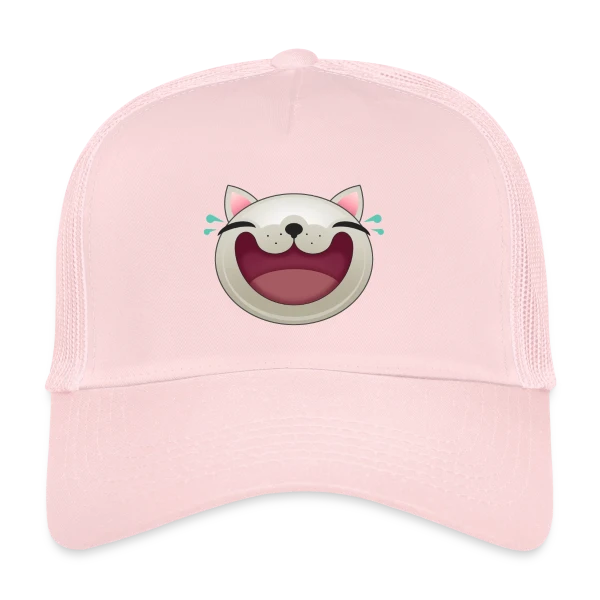 Chat Joyeux : Le Rieur Félin sur Casquette trucker