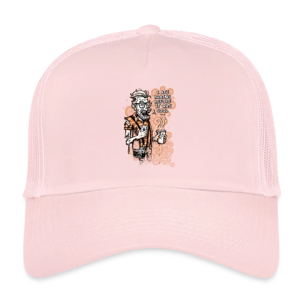Hipster Zombie : Le Style Avant l'Heure sur Casquette trucker