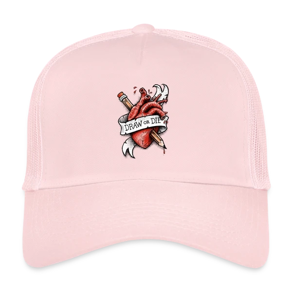 Dessine ou Meurs sur Casquette trucker