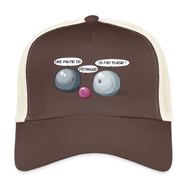 L'Esprit de la Pétanque : Jeu et Convivialité sur Casquette trucker