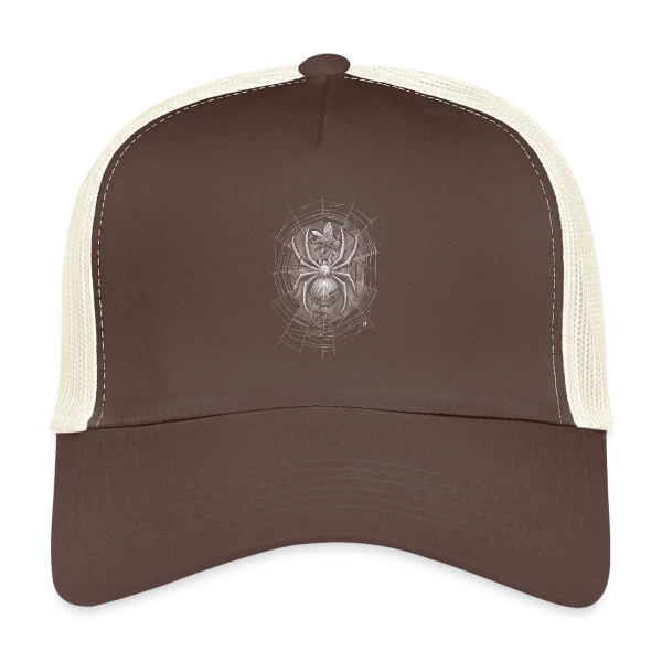 Toile d'Araignée Mystérieuse sur Casquette trucker