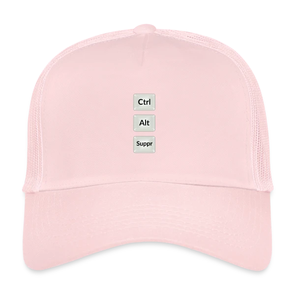 Ctrl Alt Suppr : Redémarrez l'Humour sur Casquette trucker