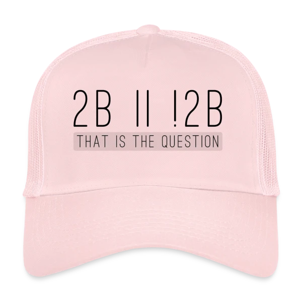 Être ou Ne Pas Être : Le Dilemme d'Hamlet sur Casquette trucker