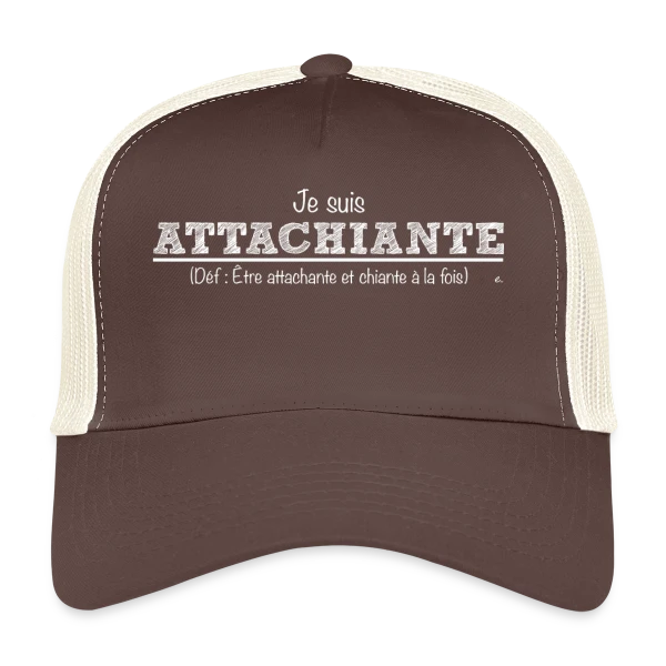 Attachiante : Assumez Votre Caractère Unique sur Casquette trucker