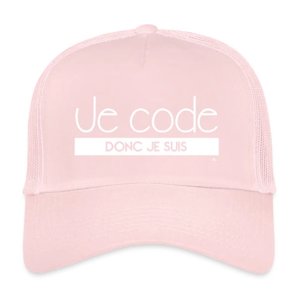 "Je Code Donc Je Suis" - Le Geek du Développement sur Casquette trucker